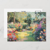 Claude Monet Vintag Postcard Postkarte (Vorne/Hinten)