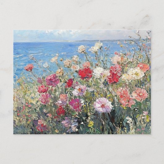 Claude Monet Vintag Postcard Postkarte (Vorderseite)