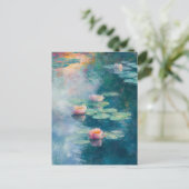 Claude Monet Vintag Postcard Postkarte (Stehend Vorderseite)