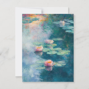 Claude Monet Vintag Postcard Postkarte