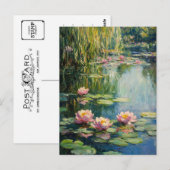 Claude Monet Vintag Postcard Postkarte (Vorne/Hinten)
