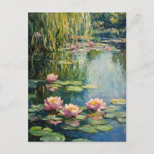 Claude Monet Vintag Postcard Postkarte (Vorderseite)