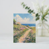 Claude Monet Vintag Postcard Postkarte (Stehend Vorderseite)