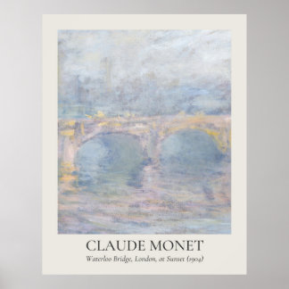 Claude Monet Vintag Wall Art 11x14 Verhältnis Poster