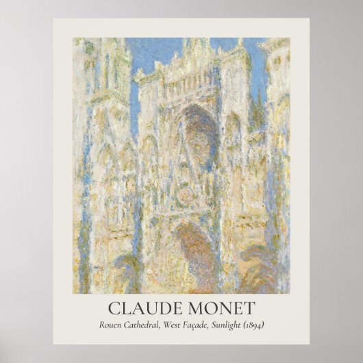 Claude Monet Vintag Wall Art 11x14 Verhältnis Poster (Vorne)