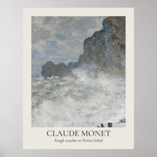 Claude Monet Vintag Wall Art 11x14 Verhältnis Poster