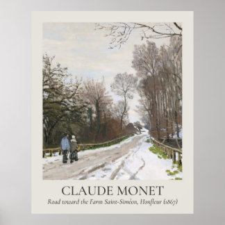 Claude Monet Vintag Wall Art 4x5 Verhältnis Poster