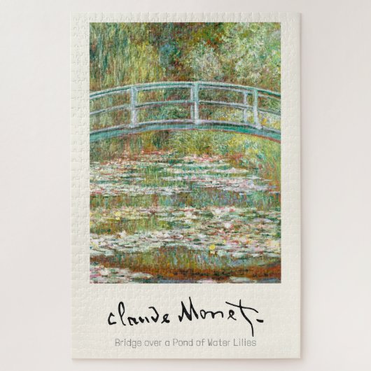 Claude Monet Vintage Meisterwerke Puzzle (Vertikal)