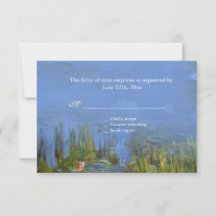 Claude Monet Vintage Wasserlilie uAwg Hochzeit