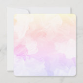 Claude Monet Vintage Wasserlililien Einladung Hoch (Rückseite)