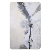 Claude Monet - Warte auf der Snowy Road bei Honfle Magnet (Vertikal)