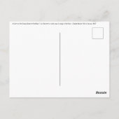 Claude Monet - Warte auf der Snowy Road bei Honfle Postkarte (Rückseite)