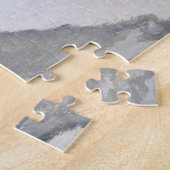 Claude Monet - Warte auf der Snowy Road bei Honfle Puzzle (Seite)