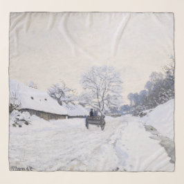 Claude Monet - Warte auf der Snowy Road bei Honfle Schal