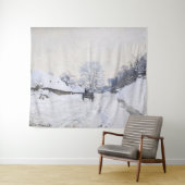 Claude Monet - Warte auf der Snowy Road bei Honfle Wandteppich (Beispiel (Horizontal))