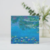 Claude Monet - Wasser-Lilien 1906 Einladung (Stehend Vorderseite)