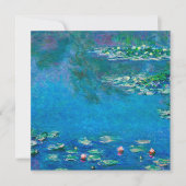 Claude Monet - Wasser-Lilien 1906 Einladung (Vorderseite)