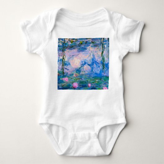 Claude Monet - Wasser-Lilien 1919 Baby Strampler (Vorderseite)