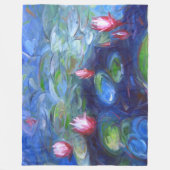 Claude Monet: Wasser-Lilien 2 Fleecedecke (Vorderseite)