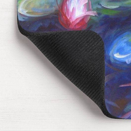 Claude Monet: Wasser-Lilien 2 Mousepad (Ecke)