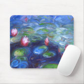 Claude Monet: Wasser-Lilien 2 Mousepad (Mit Mouse)