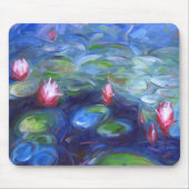 Claude Monet: Wasser-Lilien 2 Mousepad (Vorne)