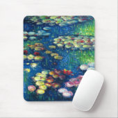 Claude Monet: Wasser-Lilien 3 Mousepad (Mit Mouse)