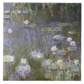 Claude Monet - Wasser-Lilien Fliese (Vorderseite)