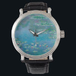 Claude Monet. Wasser Lilien. Französischer Impress Armbanduhr<br><div class="desc">Claude Monet "Water Lilies" Uhr.</div>