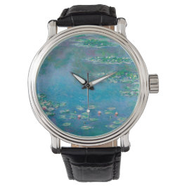 Claude Monet. Wasser Lilien. Französischer Impress Armbanduhr