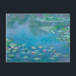 Claude Monet. Wasser Lilien. Französischer Impress Postkarte<br><div class="desc">Claude Monet "Water Lilies" Postkarte.</div>