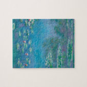 Claude Monet. Wasser Lilien. Französischer Impress Puzzle (Horizontal)