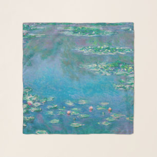 Claude Monet. Wasser Lilien. Französischer Impress Schal