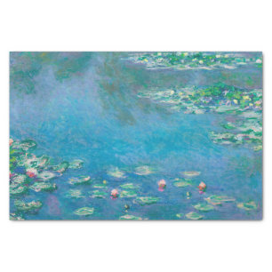 Claude Monet. Wasser Lilien. Französischer Impress Seidenpapier