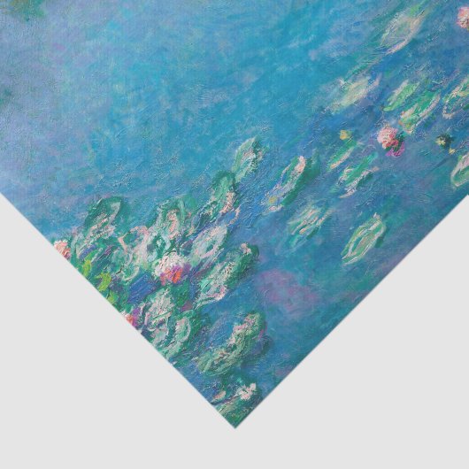 Claude Monet. Wasser Lilien. Französischer Impress Seidenpapier (Ausschnitt)