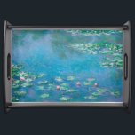 Claude Monet. Wasser Lilien. Französischer Impress Serviertablett<br><div class="desc">Claude Monet "Water Lilies" Serviertablett.</div>