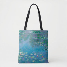 Claude Monet. Wasser Lilien. Französischer Impress Tasche