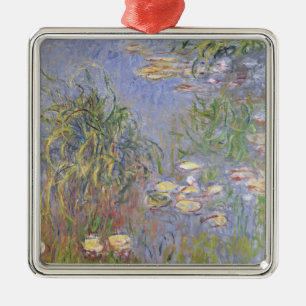 Claude Monet Wasser-Lilien, Gruppe des Grases Ornament Aus Metall