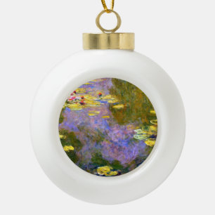 Claude Monet: Wasser-Lilien Keramik Kugel-Ornament