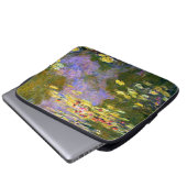 Claude Monet: Wasser-Lilien Laptopschutzhülle (Vorne Knopf)
