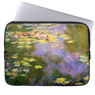 Claude Monet: Wasser-Lilien Laptopschutzhülle