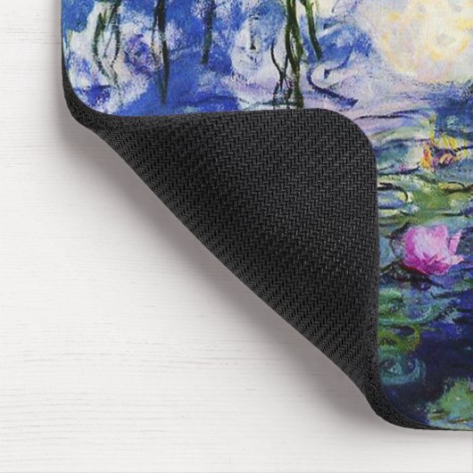 Claude Monet-Wasser-Lilien Mousepad (Ecke)