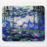 Claude Monet-Wasser-Lilien Mousepad<br><div class="desc">Wasser-Lilien ist eine wunderbare berühmte Landschaftsmalerei,  die gemacht wird im Jahre 1916 von Claude Monet (1840 - 1926). Seine Töne von Blauem,  von Grünem und von Lila stellt es eine wunderbare Mausunterlage für wirkliche Liebhaber der feinen Kunst her.</div>