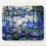 Claude Monet-Wasser-Lilien Mousepad<br><div class="desc">Wasser-Lilien ist eine wunderbare berühmte Landschaftsmalerei,  die gemacht wird im Jahre 1916 von Claude Monet (1840 - 1926). Seine Töne von Blauem,  von Grünem und von Lila stellt es eine wunderbare Mausunterlage für wirkliche Liebhaber der feinen Kunst her.</div>