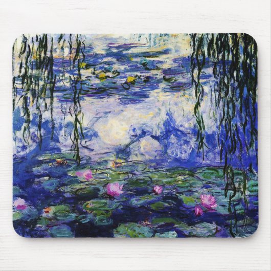 Claude Monet-Wasser-Lilien Mousepad (Vorne)