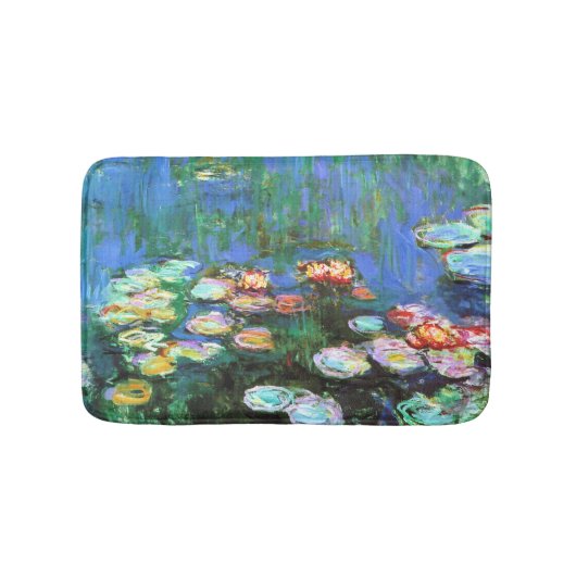 Claude Monet-Wasser-Lilien-Teich Badematte (Vorderseite)