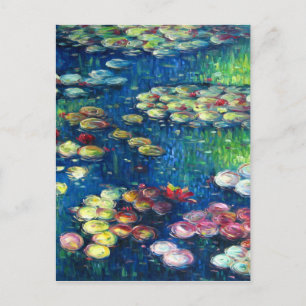Claude Monet: Wasserilien 3 Postkarte