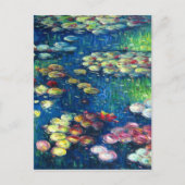 Claude Monet: Wasserilien 3 Postkarte (Vorderseite)