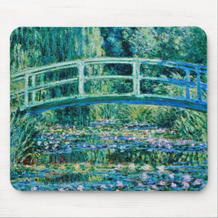 Claude Monet - Wasserläufer und Japanische Brück Mousepad