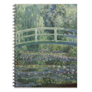 Claude Monet - Wasserläufer und Japanische Brück Notizblock